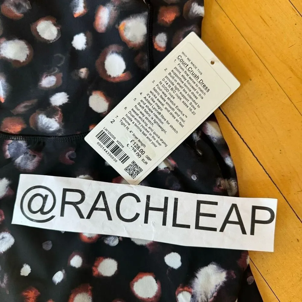 Lululemon Court Crush Dress size 2 - Picture 3 of 4